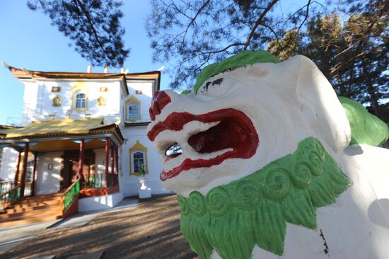 Settlement of Aginskoye in Transbaikal Territory
