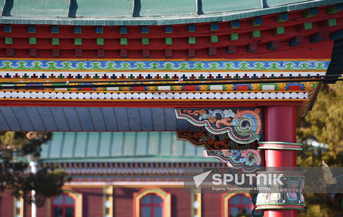 Settlement of Aginskoye in Transbaikal Territory