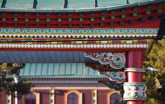 Settlement of Aginskoye in Transbaikal Territory