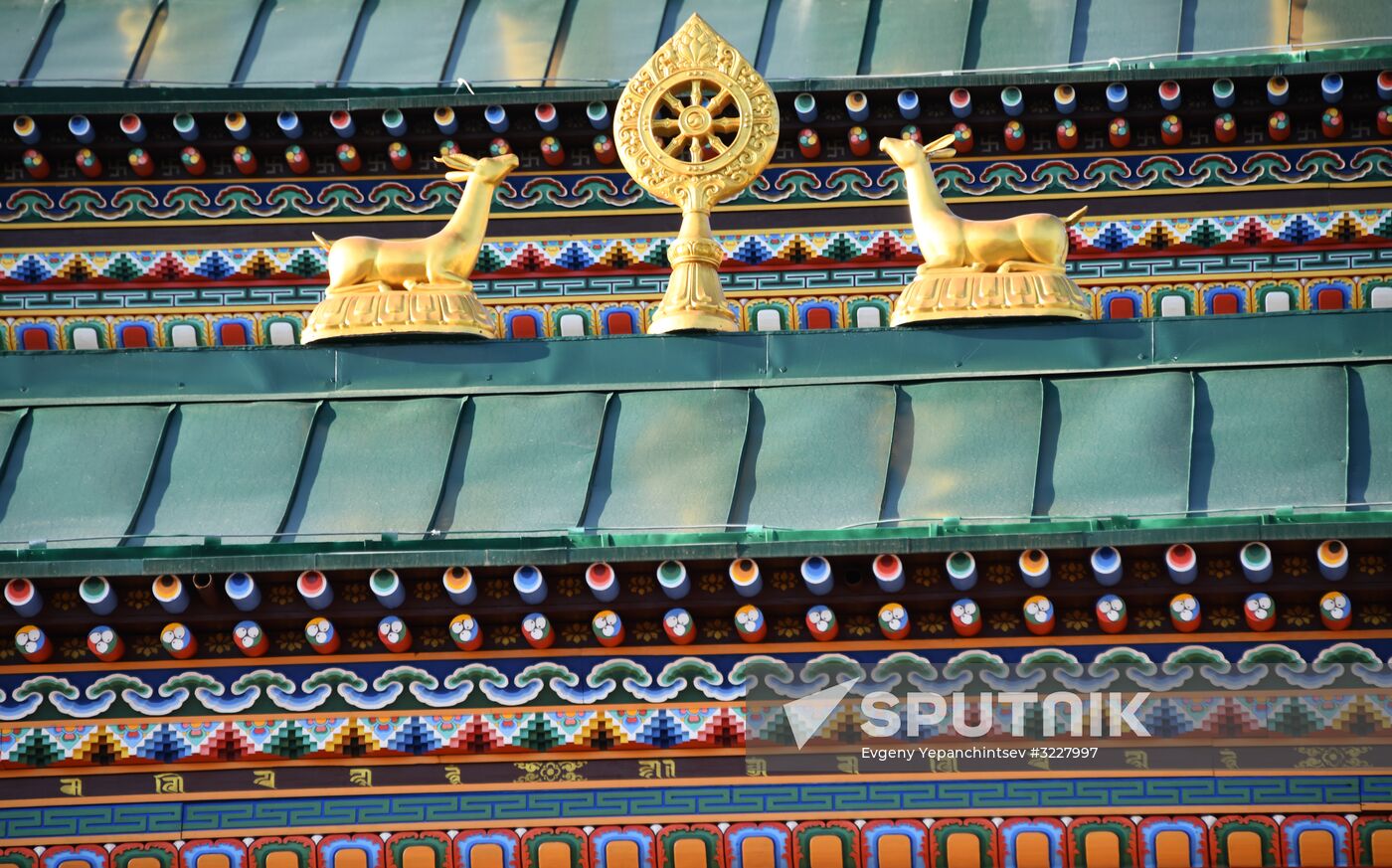 Settlement of Aginskoye in Transbaikal Territory