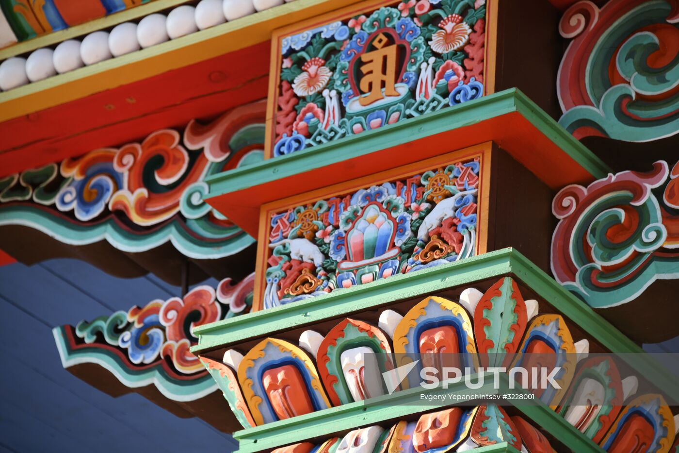 Settlement of Aginskoye in Transbaikal Territory