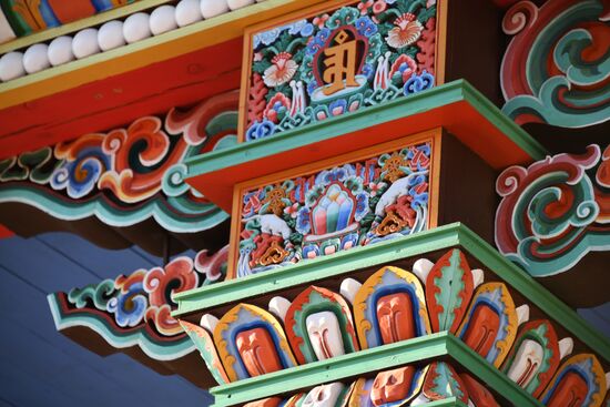 Settlement of Aginskoye in Transbaikal Territory