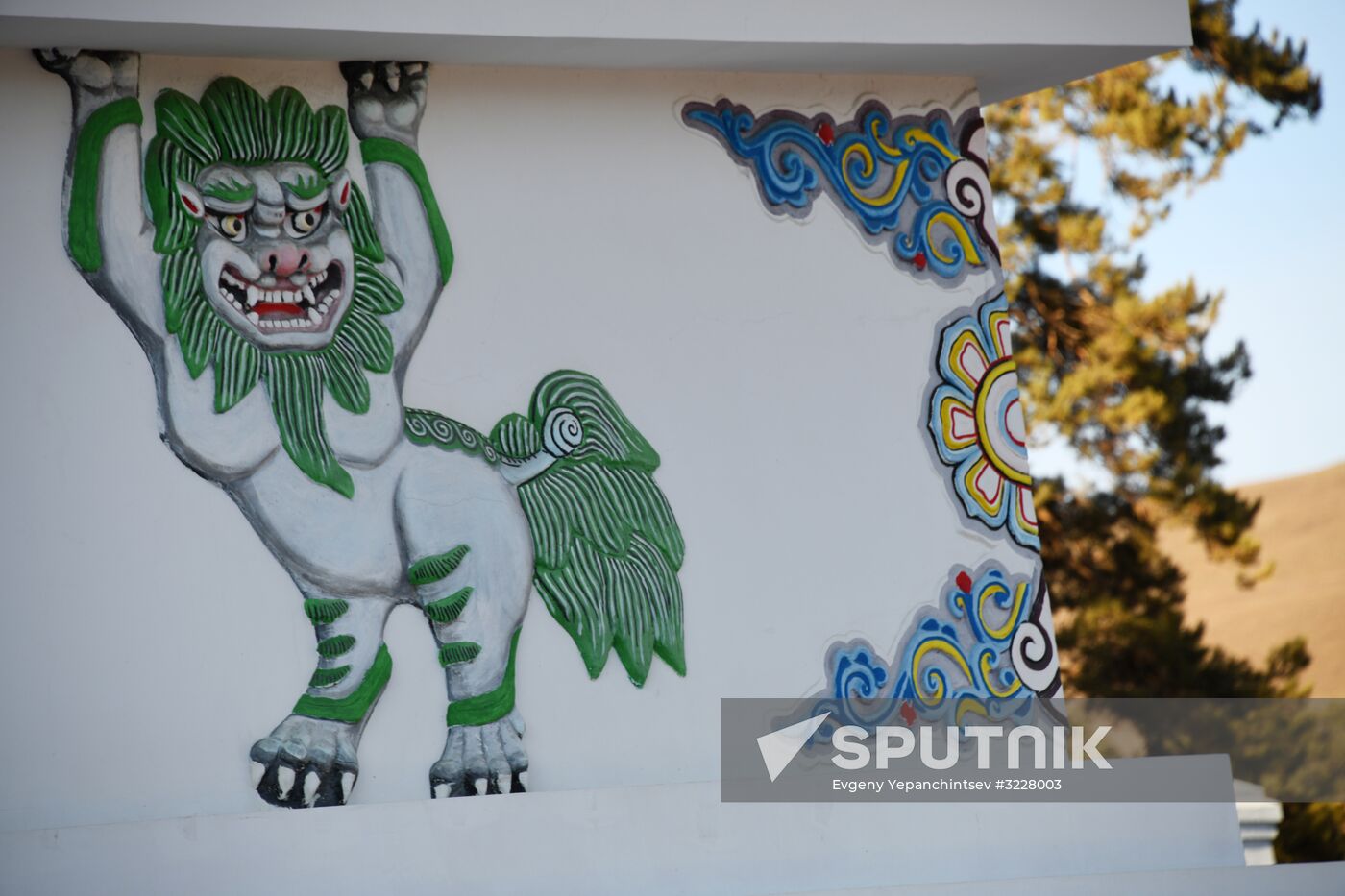 The settlement of Aginskoye in Transbaikal Territory