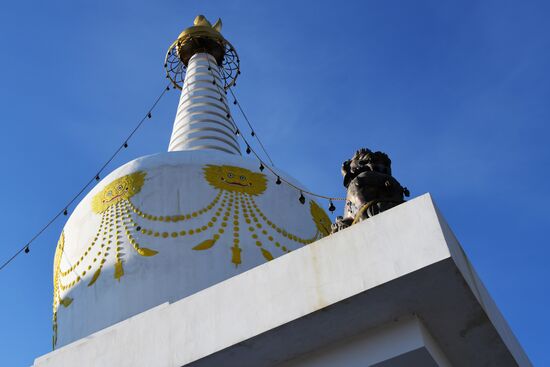 The settlement of Aginskoye in Transbaikal Territory