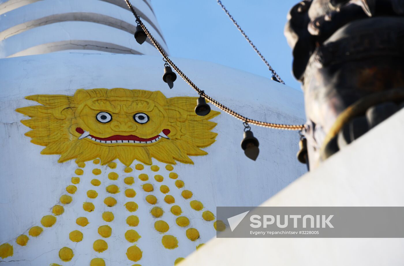 The settlement of Aginskoye in Transbaikal Territory