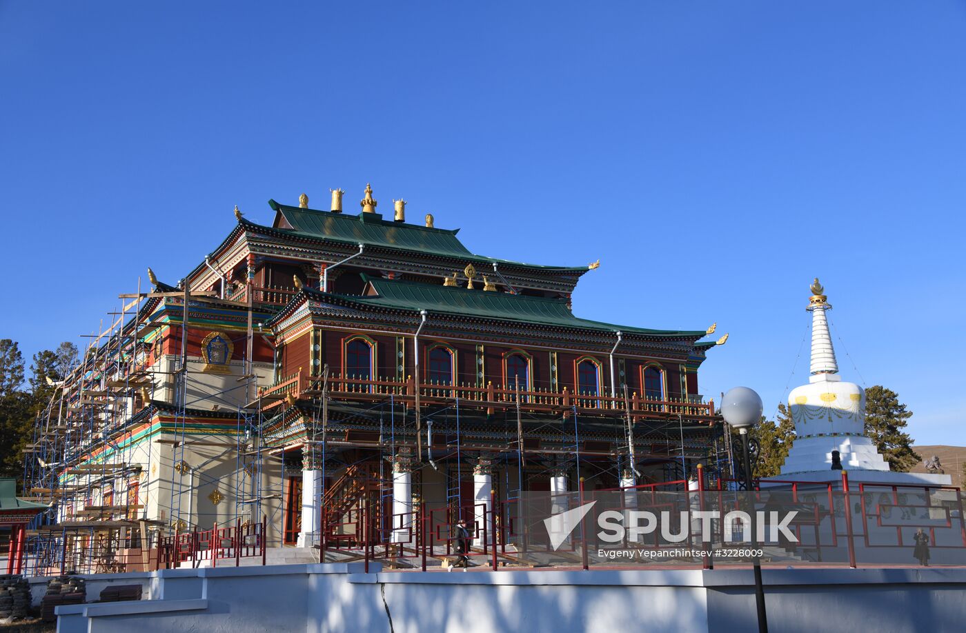 The settlement of Aginskoye in Transbaikal Territory