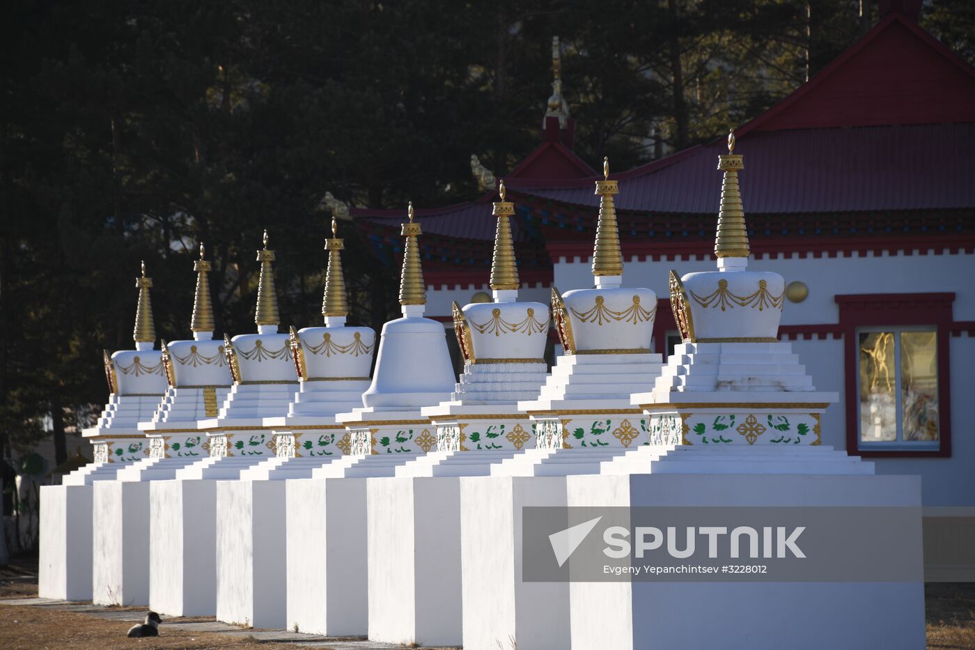 Settlement of Aginskoye in Transbaikal Territory