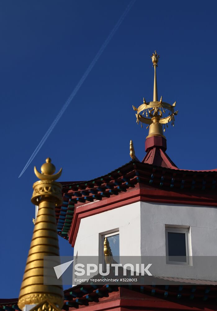 Settlement of Aginskoye in Transbaikal Territory