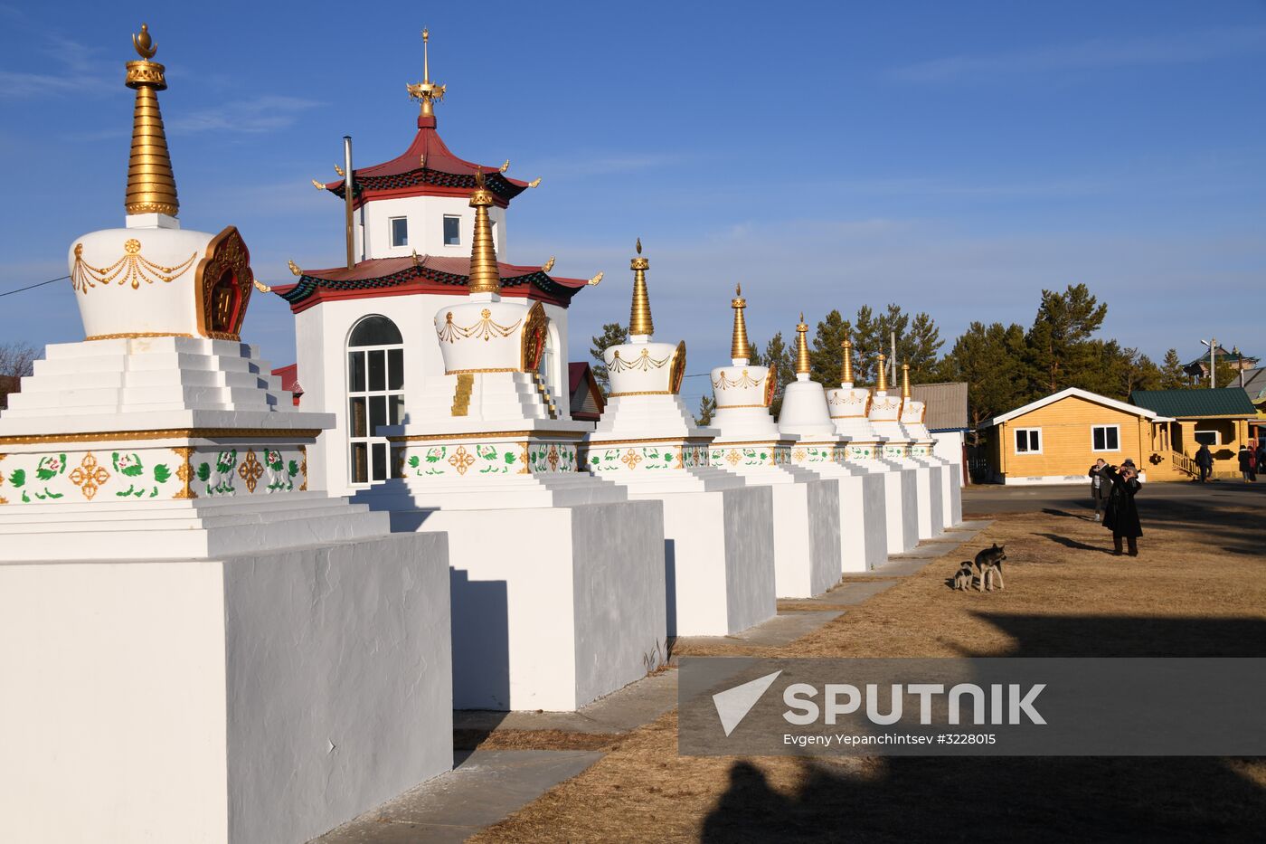Settlement of Aginskoye in Transbaikal Territory