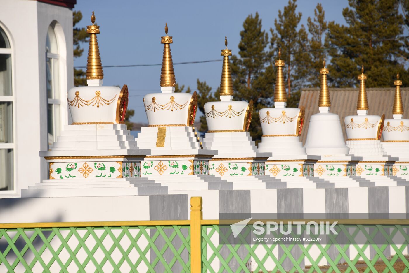 The settlement of Aginskoye in Transbaikal Territory