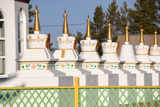 The settlement of Aginskoye in Transbaikal Territory