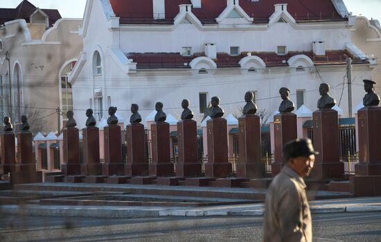 Settlement of Aginskoye in Transbaikal Territory