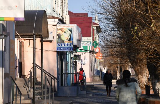 Settlement of Aginskoye in Transbaikal Territory