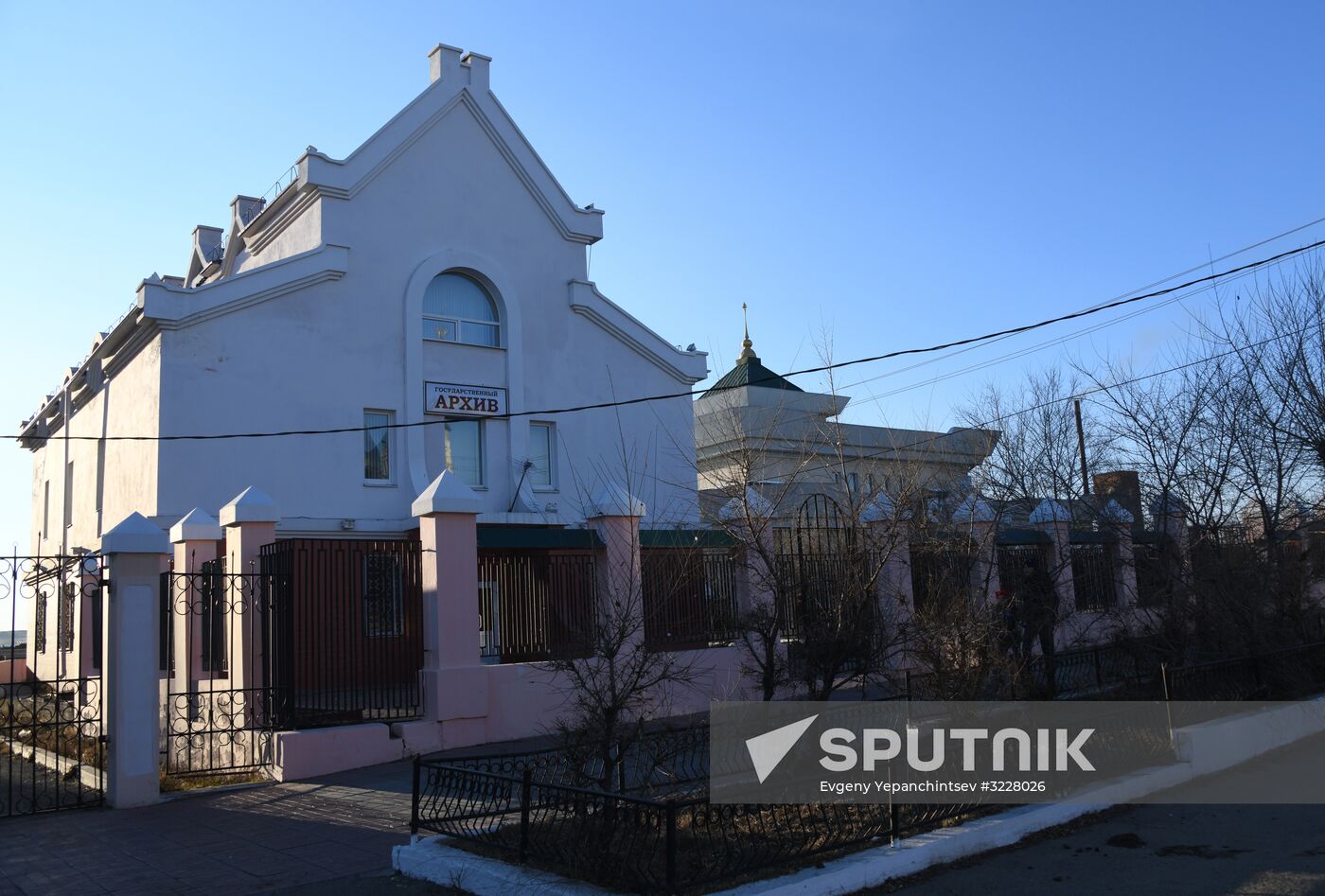 Settlement of Aginskoye in Transbaikal Territory