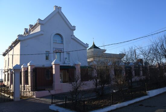 Settlement of Aginskoye in Transbaikal Territory