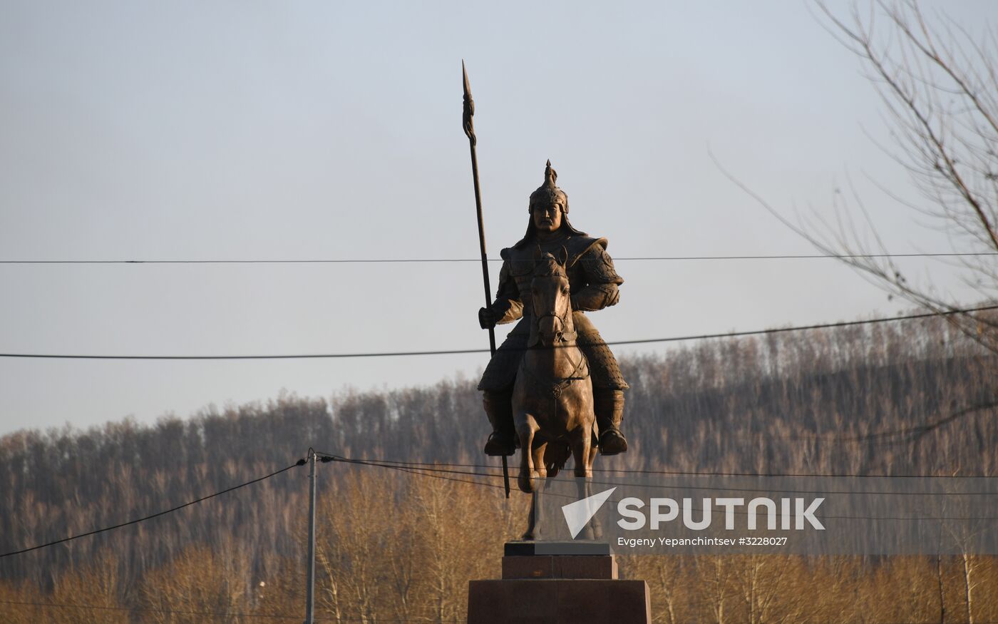 Settlement of Aginskoye in Transbaikal Territory
