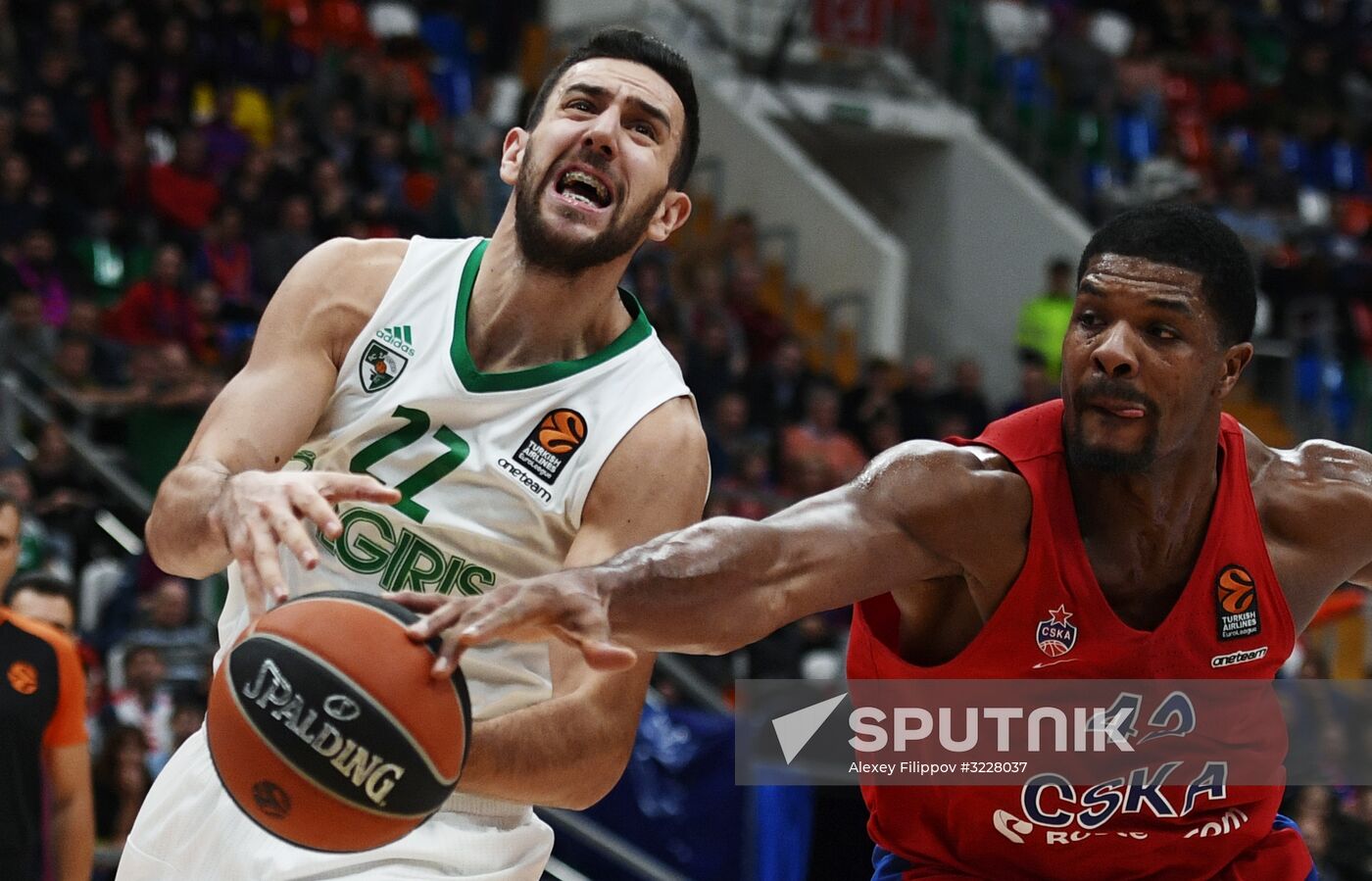 Basketball. Euroleague. CSKA vs. Zalgiris