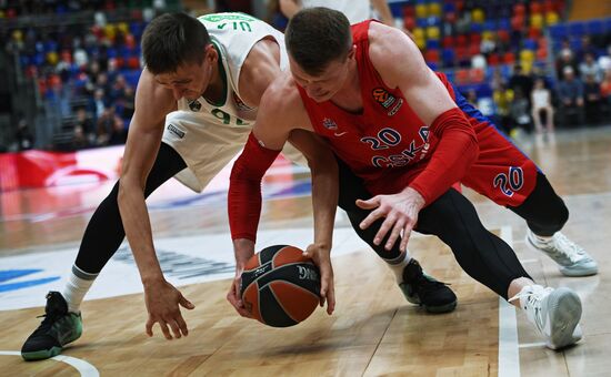 Basketball. Euroleague. CSKA vs. Zalgiris