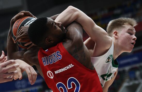 Basketball. Euroleague. CSKA vs. Zalgiris