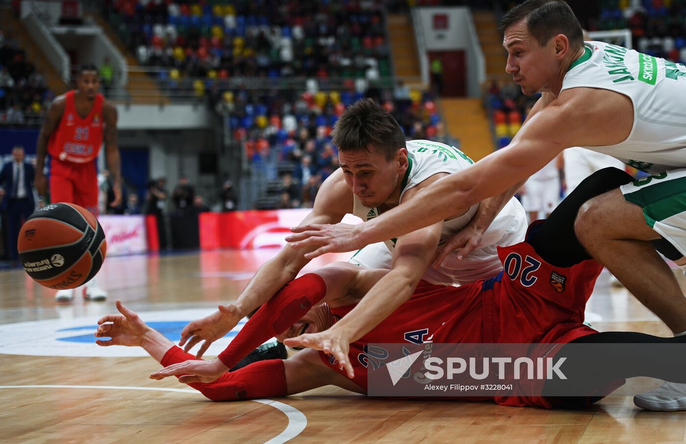 Basketball. Euroleague. CSKA vs. Zalgiris