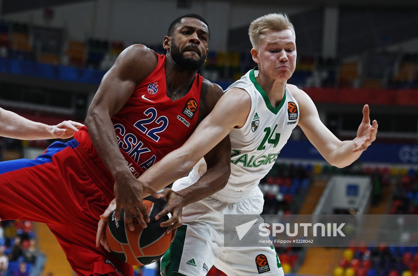 Basketball. Euroleague. CSKA vs. Zalgiris