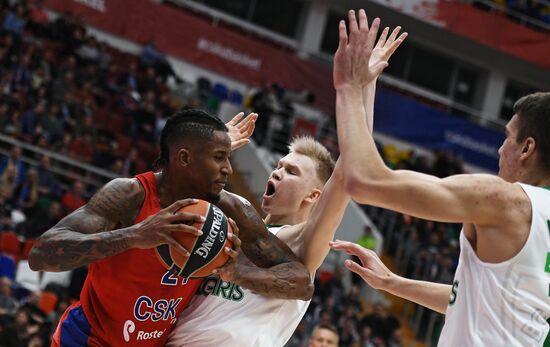 Basketball. Euroleague. CSKA vs. Zalgiris