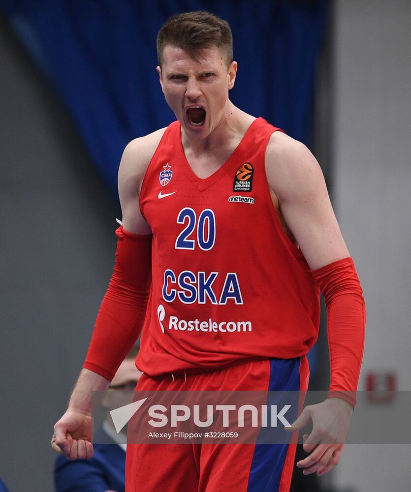 Basketball. Euroleague. CSKA vs. Zalgiris