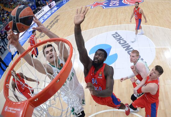 Basketball. Euroleague. CSKA vs. Zalgiris