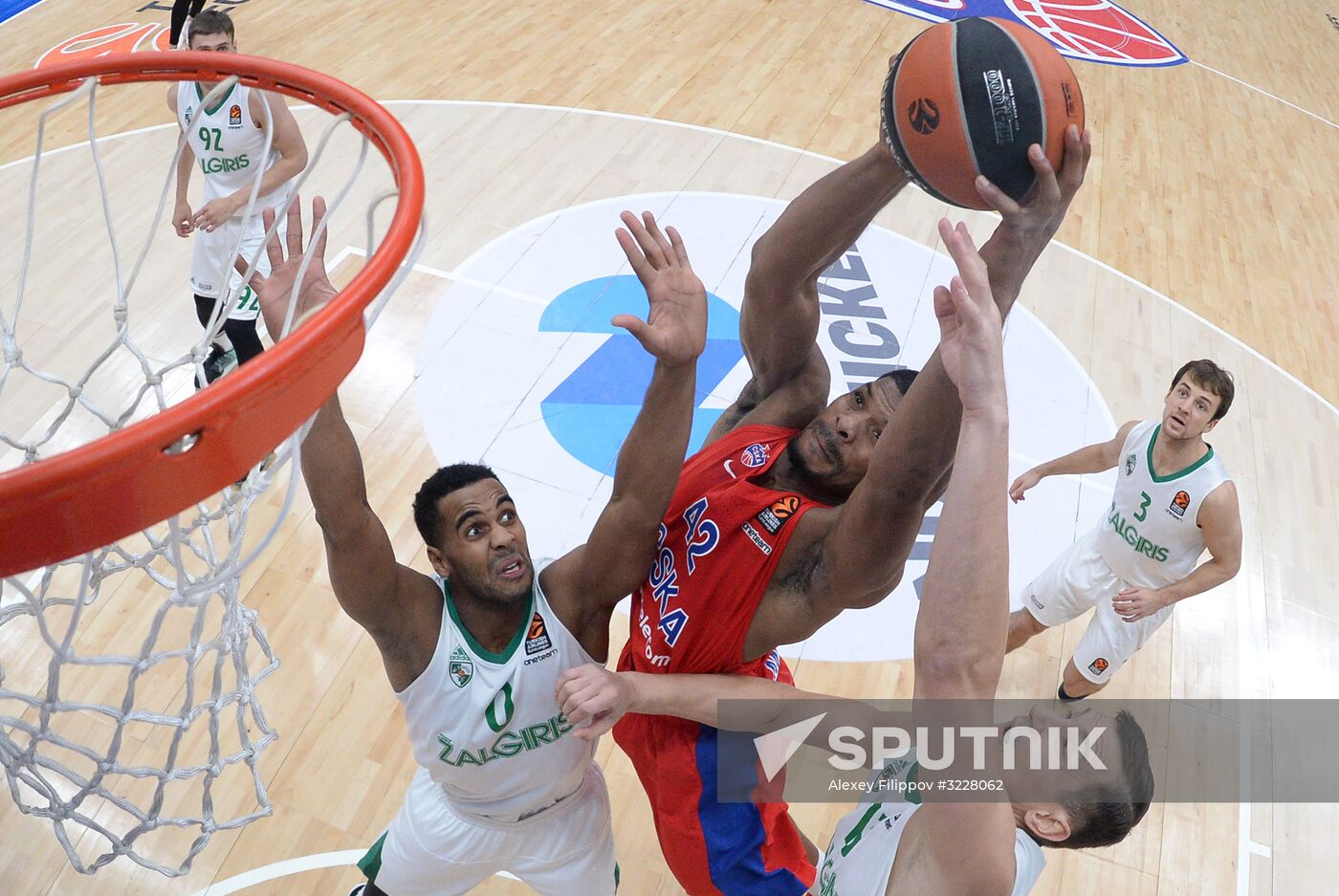 Basketball. Euroleague. CSKA vs. Zalgiris