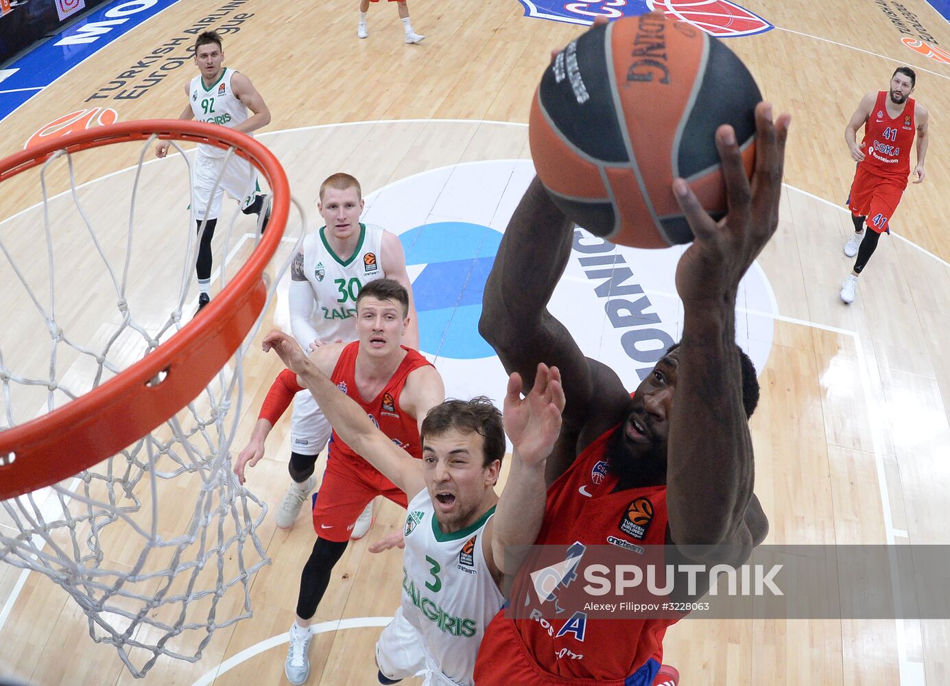 Basketball. Euroleague. CSKA vs. Zalgiris