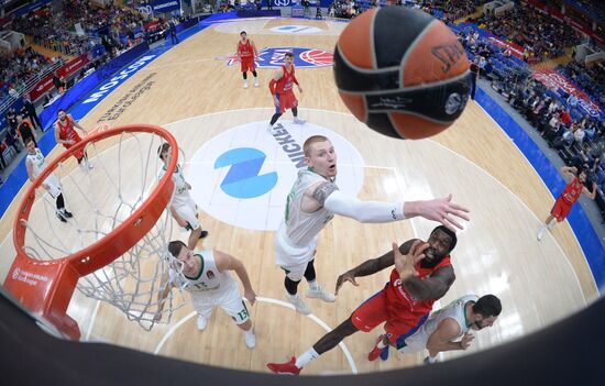 Basketball. Euroleague. CSKA vs. Zalgiris