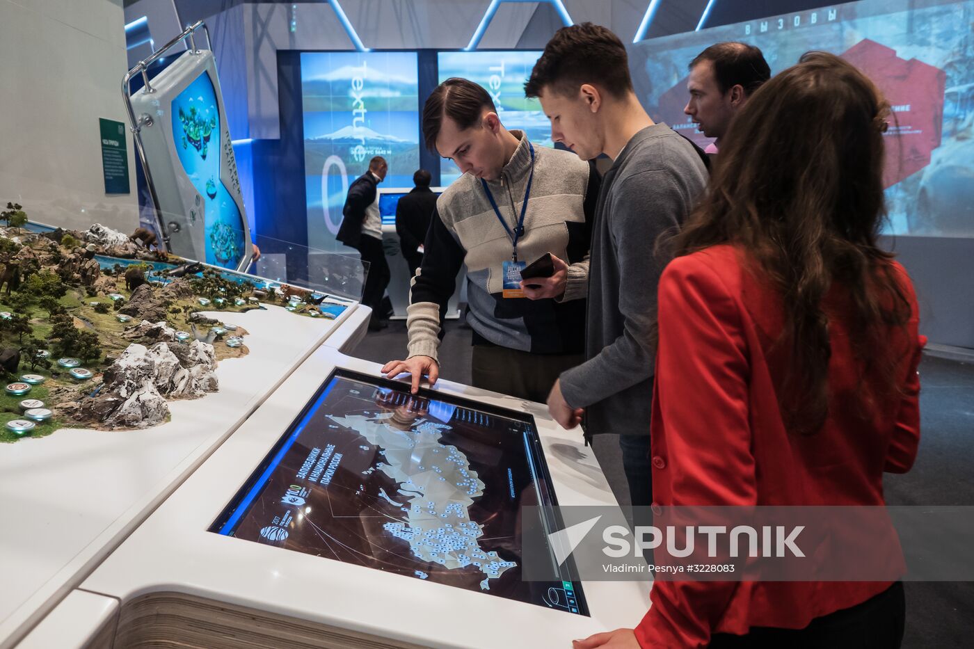Russia Focused on the Future exhibition