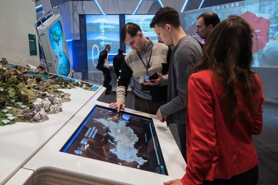 Russia Focused on the Future exhibition