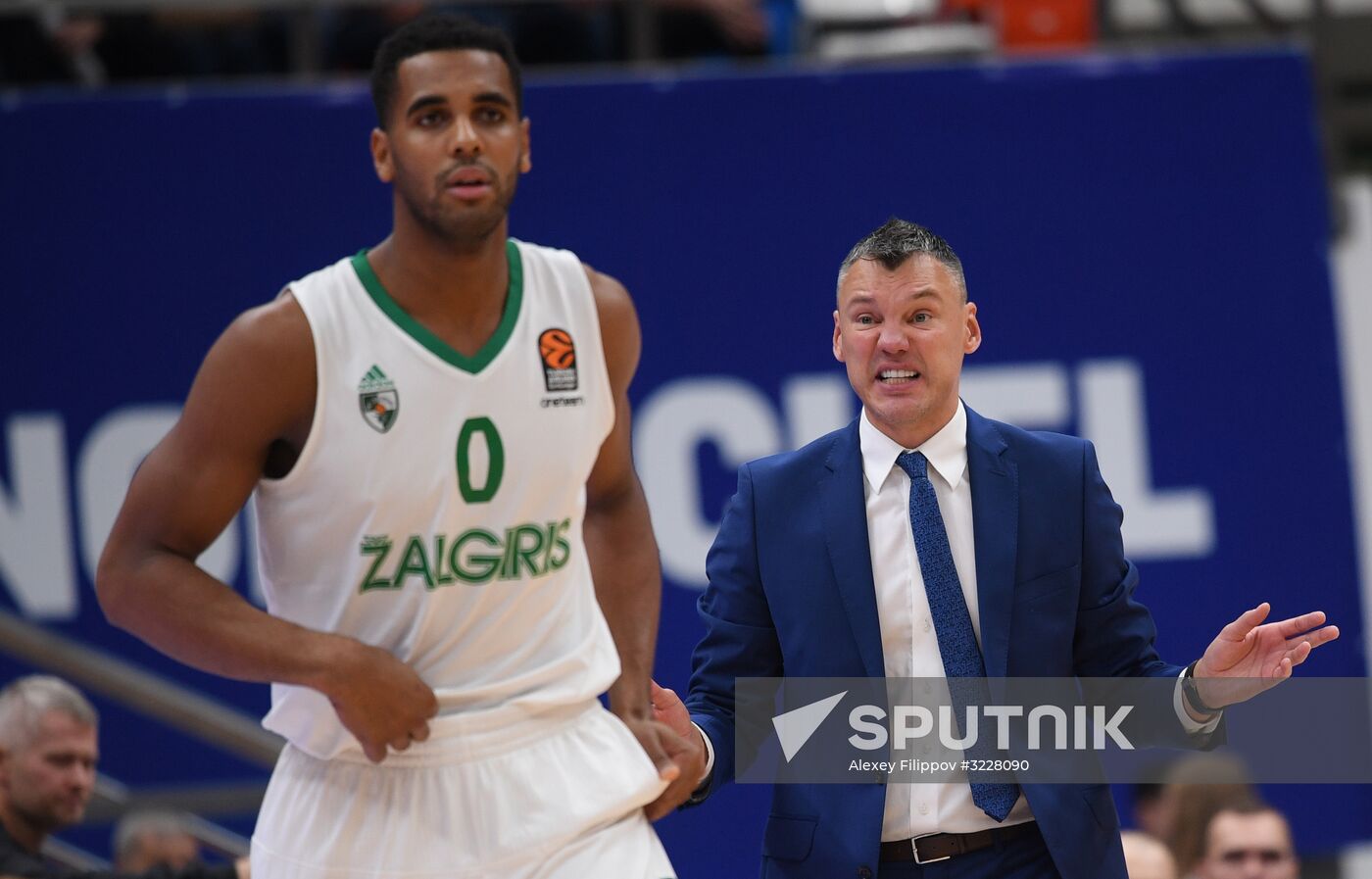 Basketball. Euroleague. CSKA vs. Zalgiris
