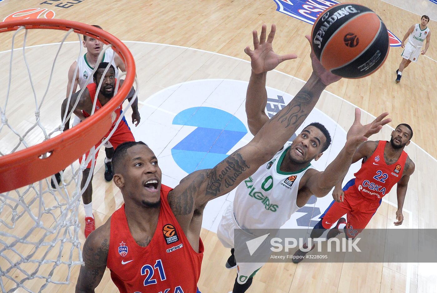 Basketball. Euroleague. CSKA vs. Zalgiris