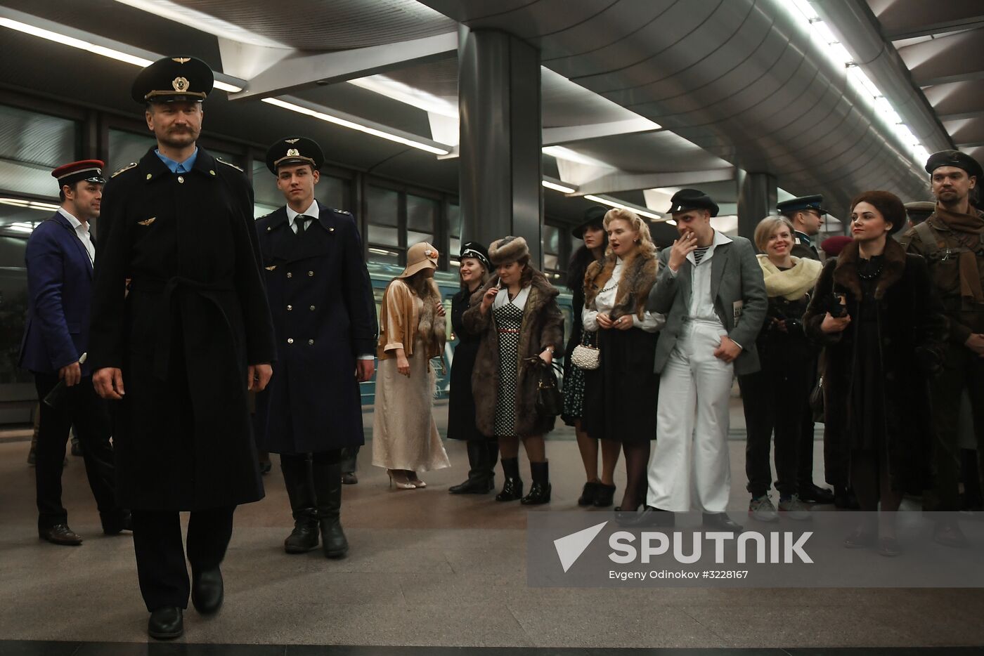 Night tour of the Moscow metro