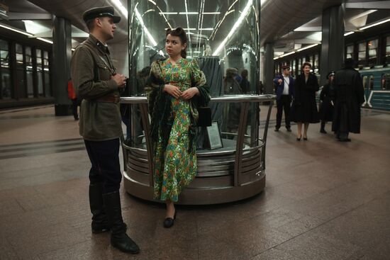 Night tour of the Moscow metro