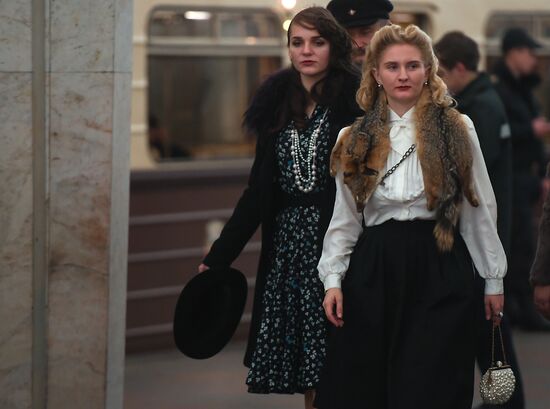 Night tour of the Moscow metro