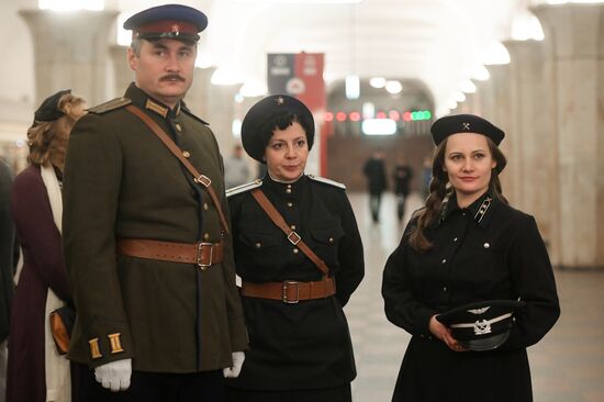 Night tour of the Moscow metro