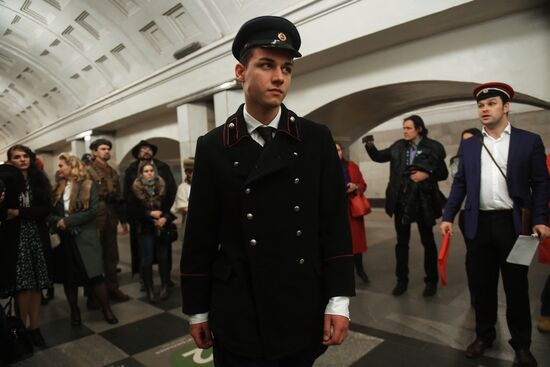 Night tour of the Moscow metro
