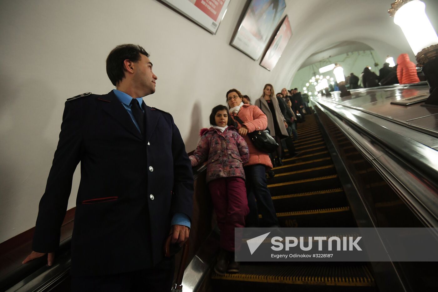 Night tour of the Moscow metro