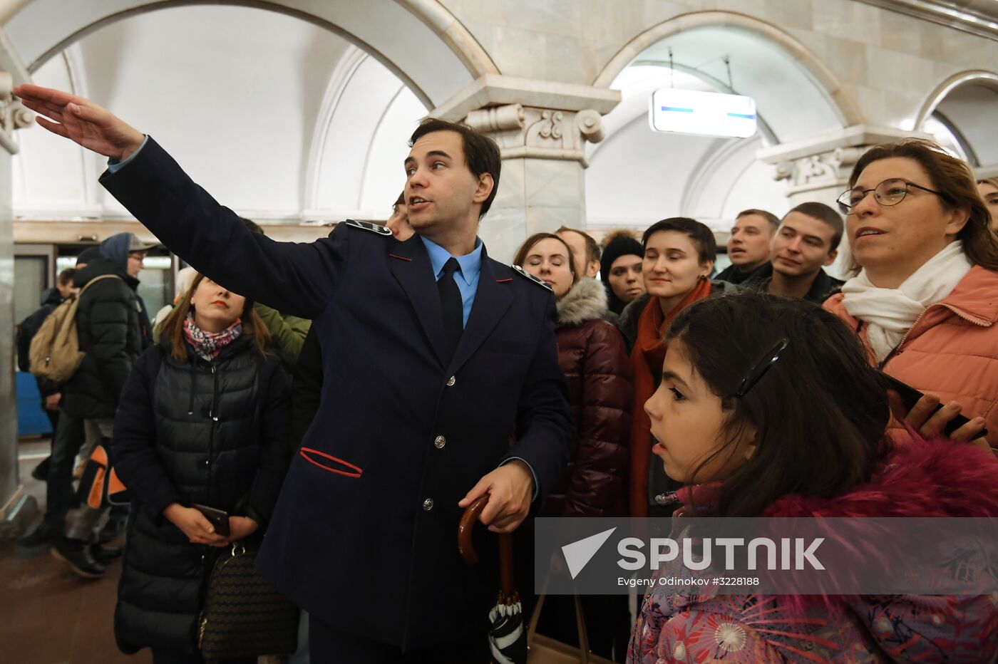 Night tour of the Moscow metro