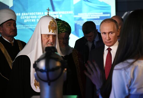 President Vladimir Putin visited Russia Focused on the Future exhibition