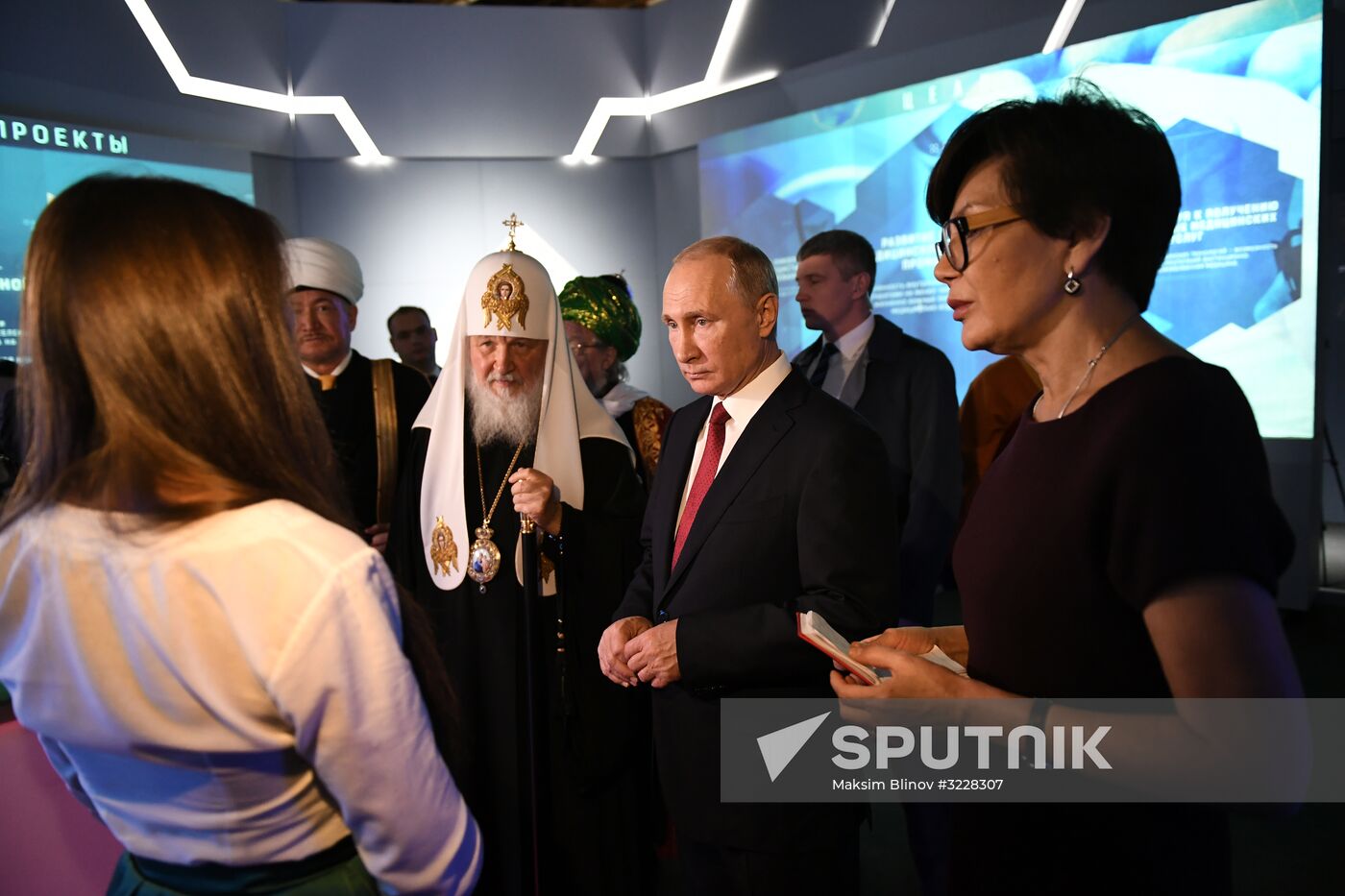 President Vladimir Putin visited Russia Focused on the Future exhibition