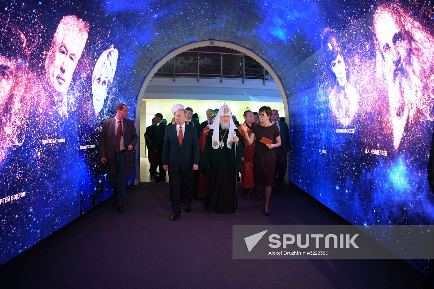 President Vladimir Putin visits Russia Focused On The Future exhibition