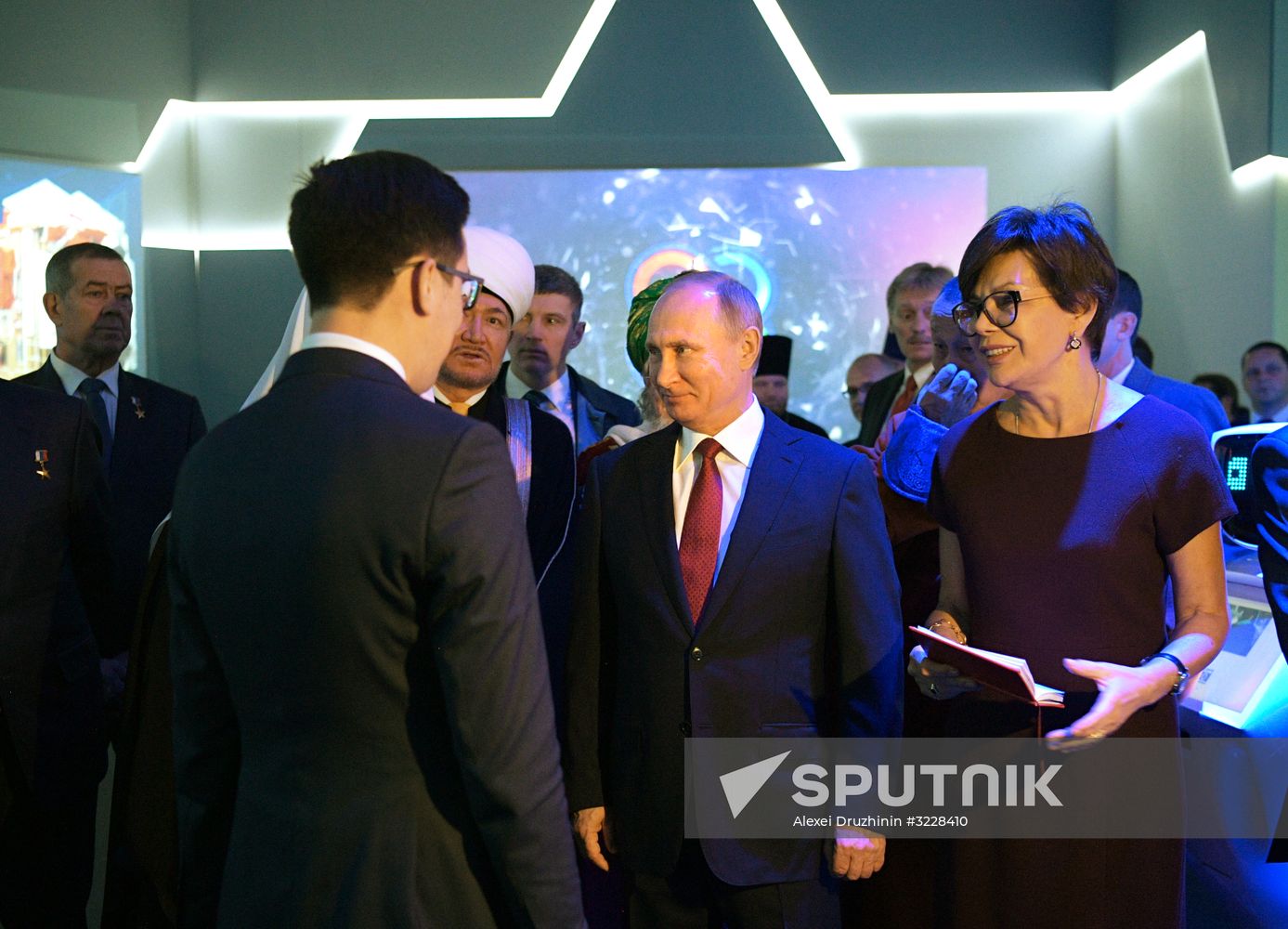 President Vladimir Putin visits Russia Focused On The Future exhibition