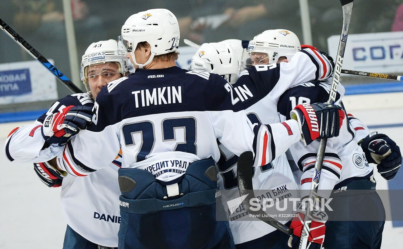 Kontinental Hockey League. Avtomobilist vs. Metallurg