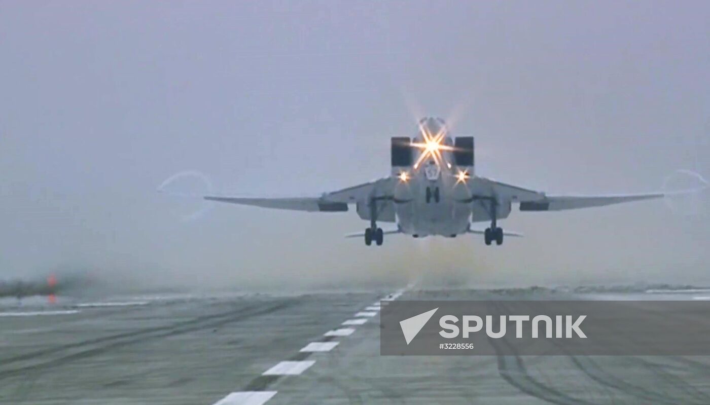 Tu-22M3 long-range bombers hit terrorist targets in Syria