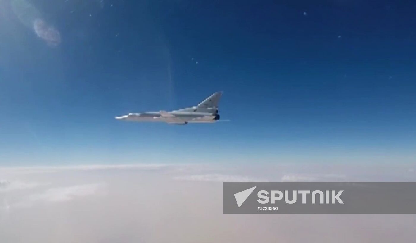 Tu-22M3 long-range bombers hit terrorist targets in Syria