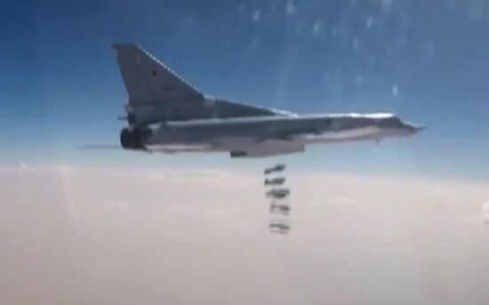 Tu-22M3 long-range bombers hit terrorist targets in Syria